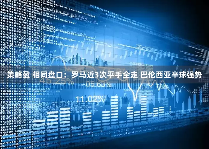 策略盈 相同盘口：罗马近3次平手全走 巴伦西亚半球强势